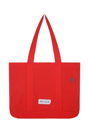 100% Recycled Daily Tote Bag Red