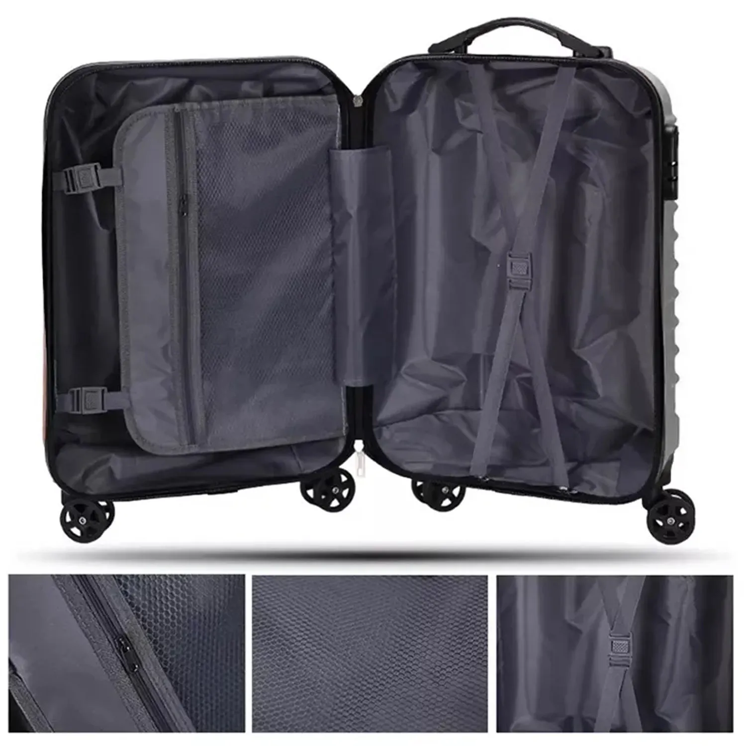 1105 Trolley Bag Big and Small Suitcase Bag For Men & Women Use Bag ( Set Of 2 )