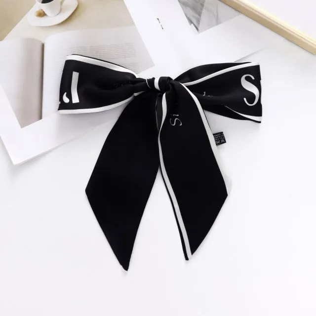 2022 New Designer Long Skinny Bag Handle Ribbon Scarf Women Luxury Elegant