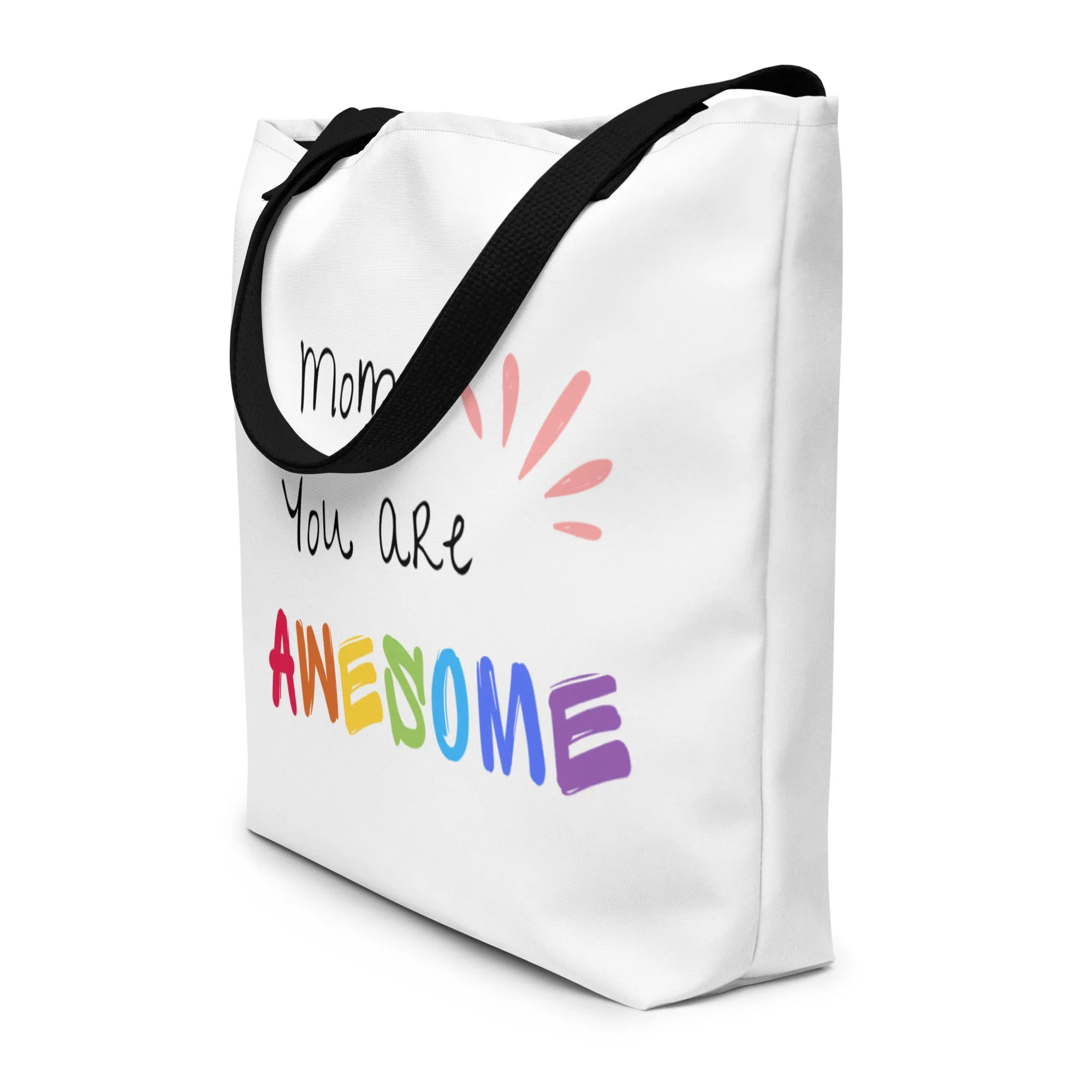 All-Over Print Large Tote Bag / Mothers day Gift / Awesome mom gift / Mother day / mother daughter mug