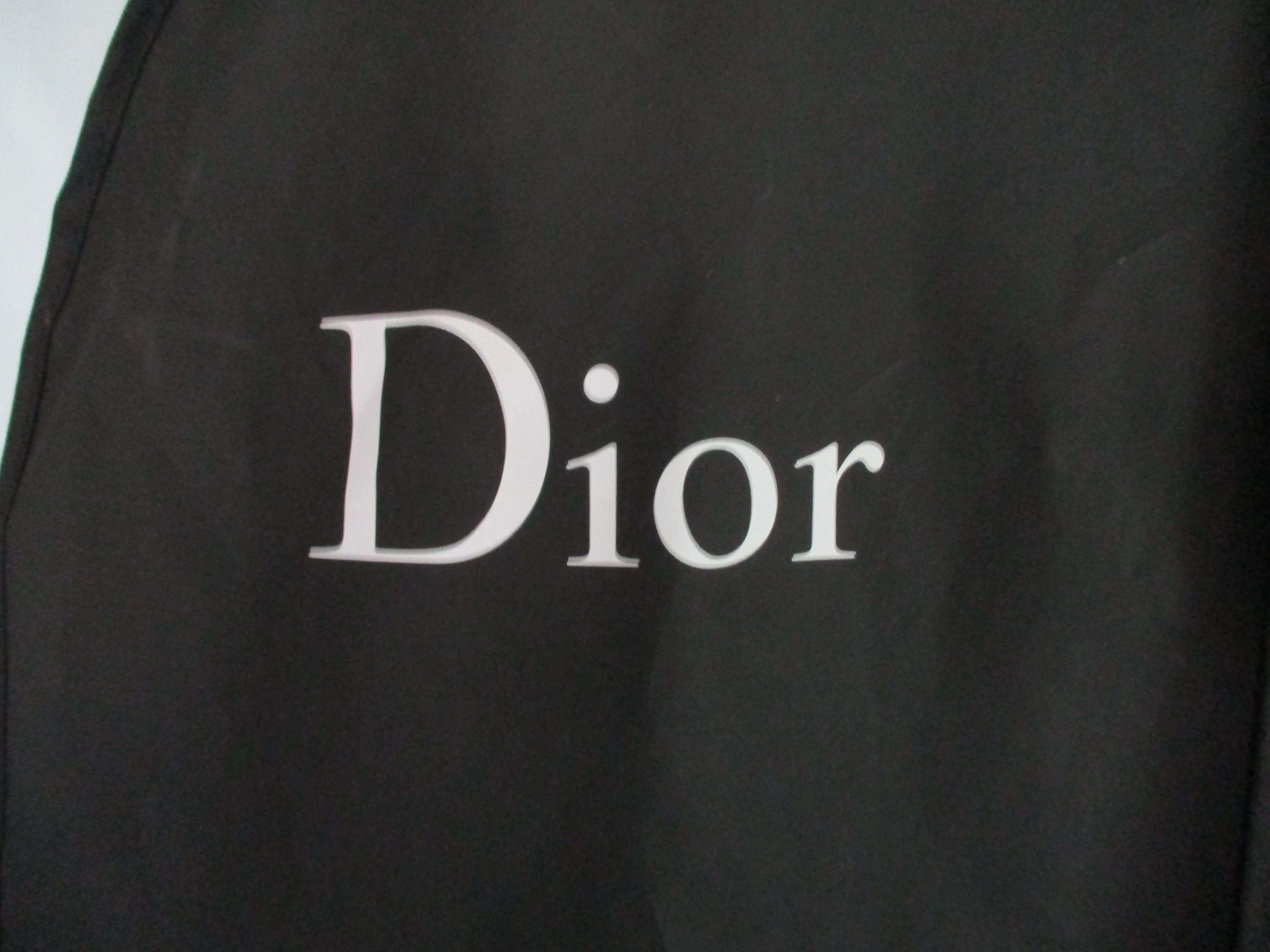 DIOR Zip Folding Garment Bag TRAVEL ORGANIZER BLACK 24 x 53