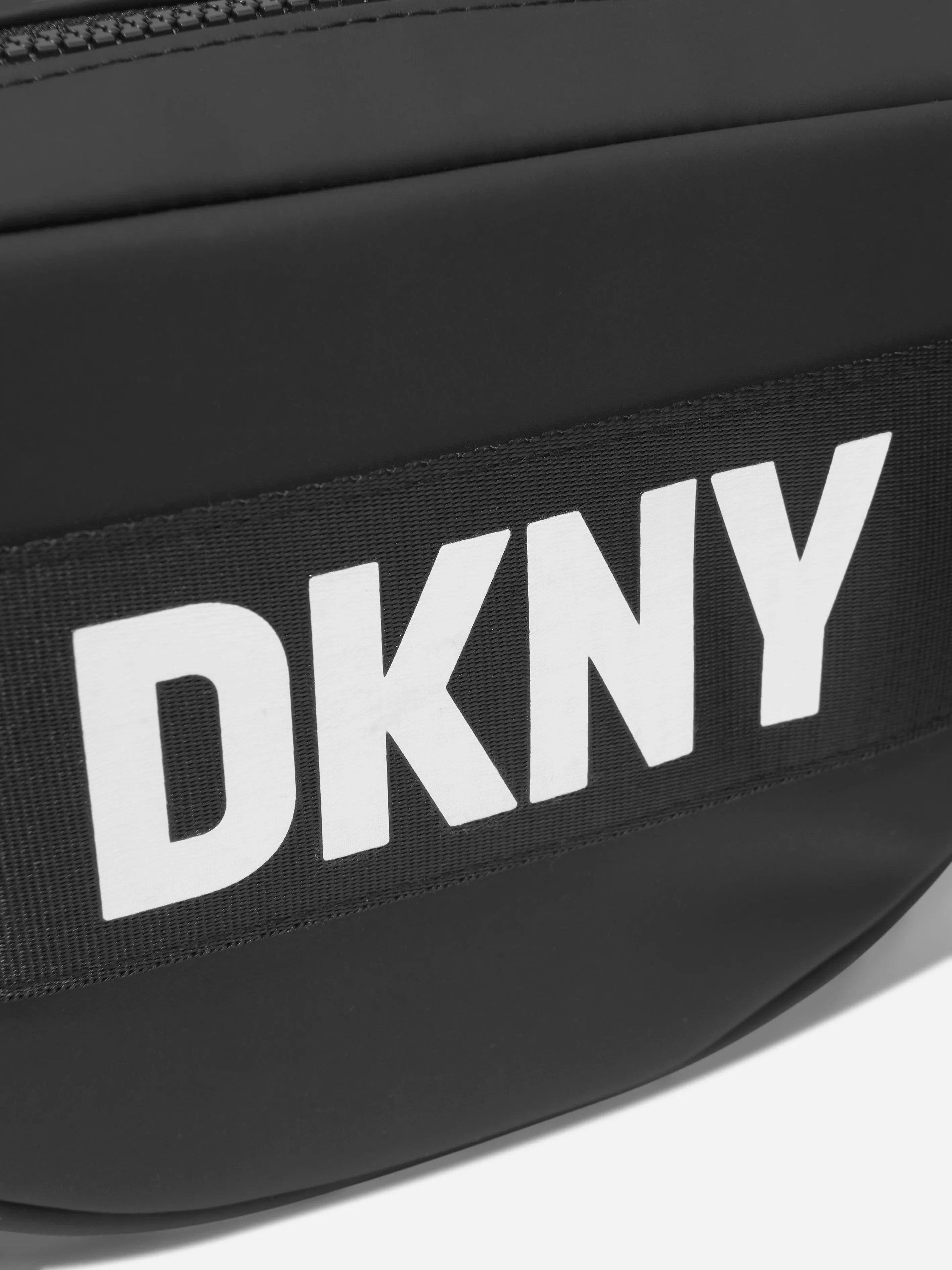 DKNY Girls Logo Print Handle Bag in Black