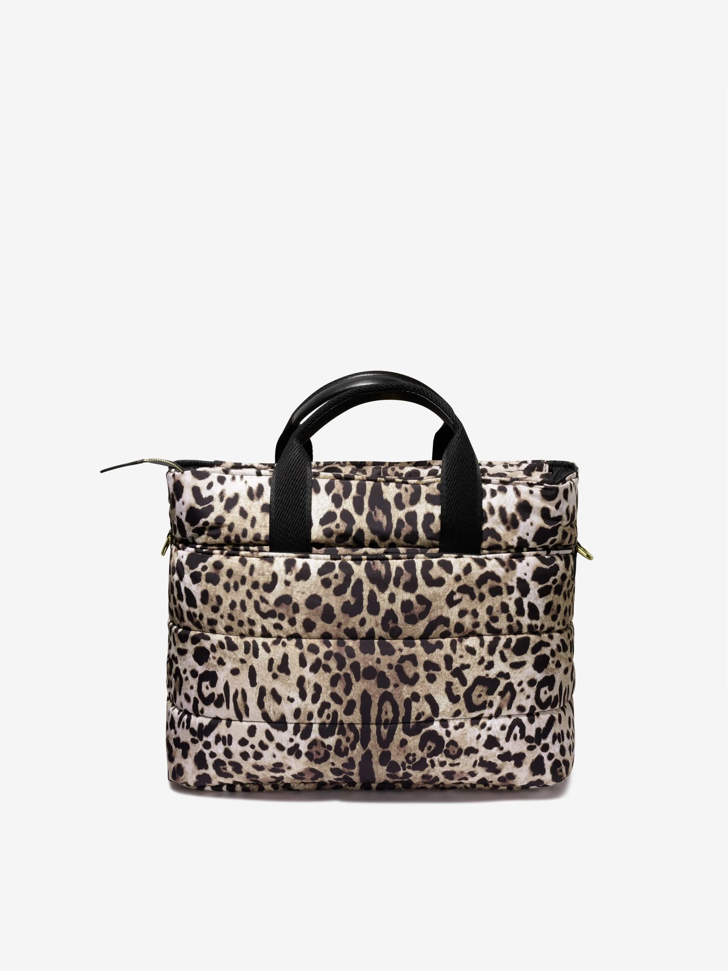 Dolce & Gabbana Baby Girls Leopard Print Changing Bag in Brown