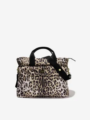 Dolce & Gabbana Baby Girls Leopard Print Changing Bag in Brown