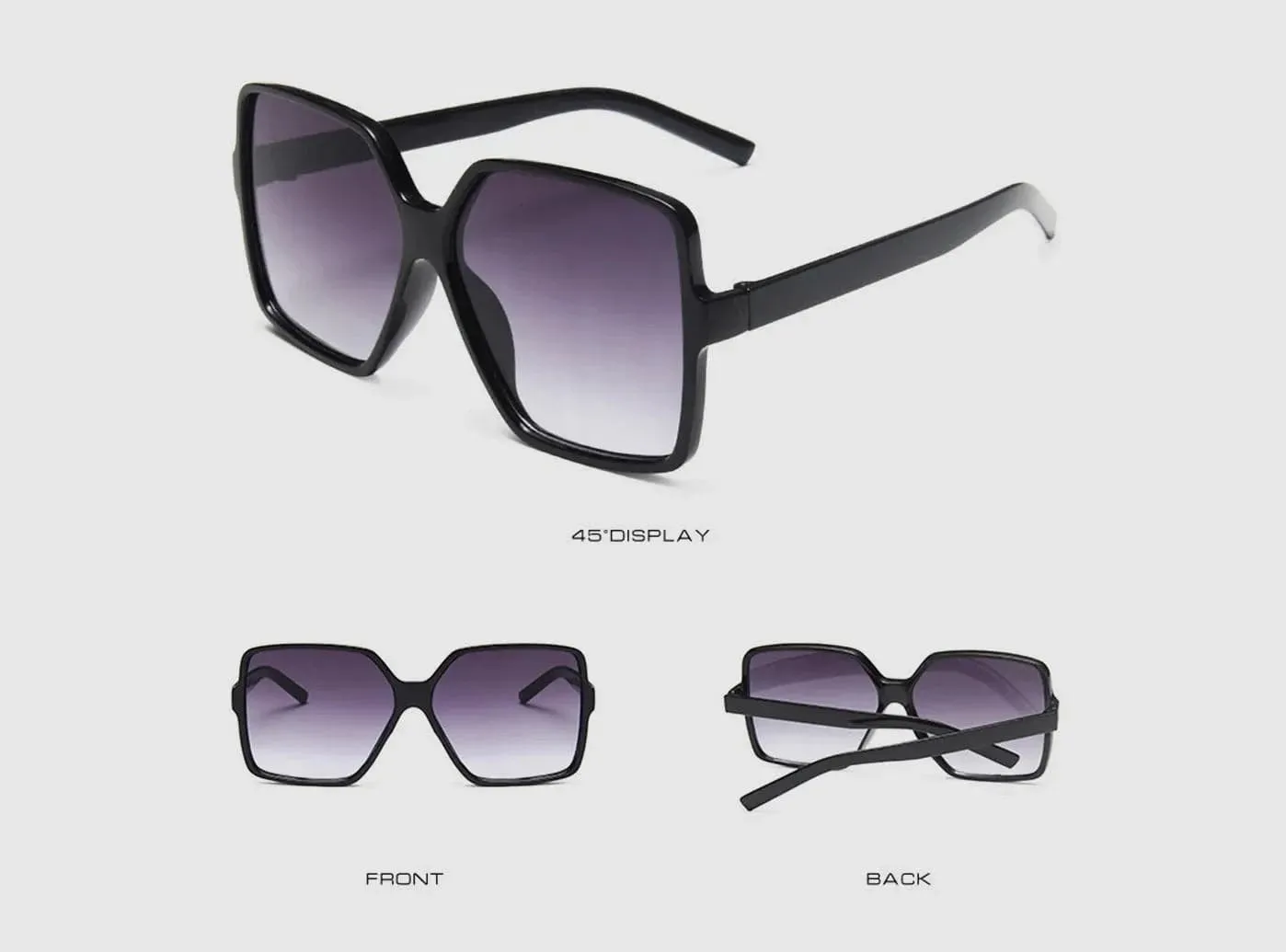 FitVille Trendy Oversized Sunglasses