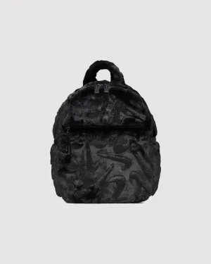 FUTURA FAUX FUR MINI BACKPACK "BLACK"