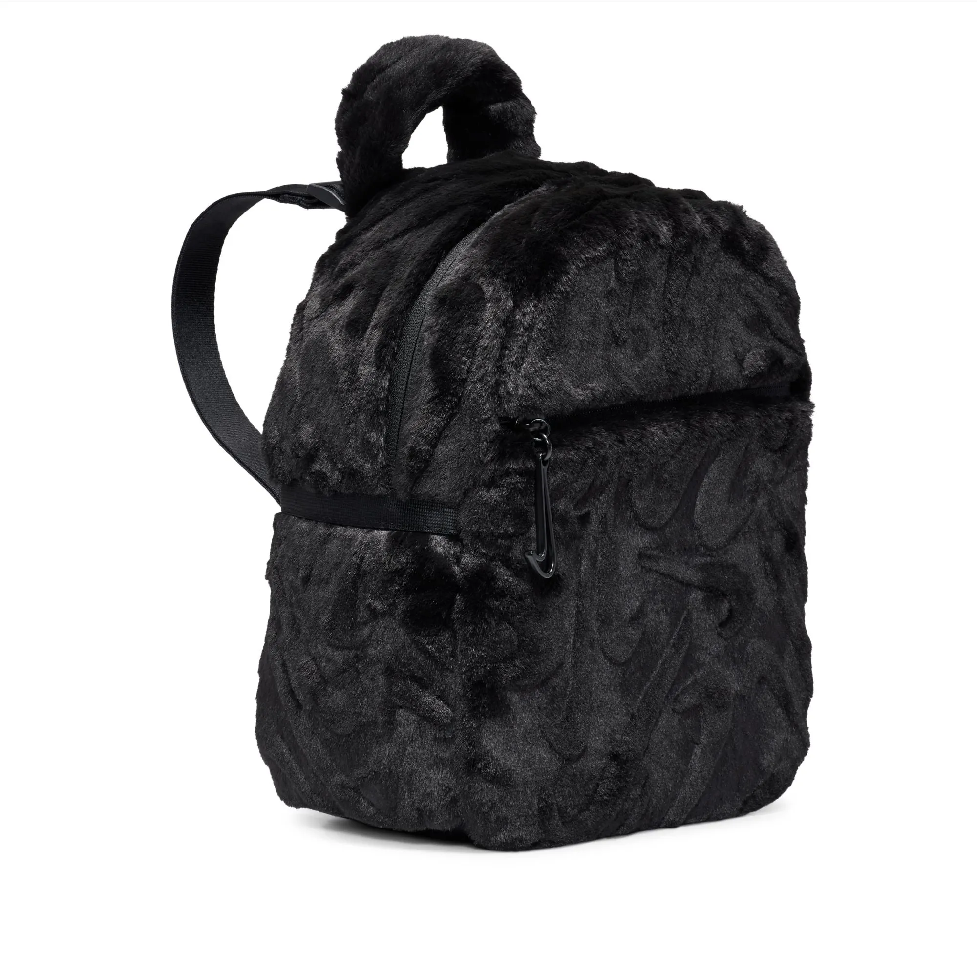 FUTURA FAUX FUR MINI BACKPACK "BLACK"