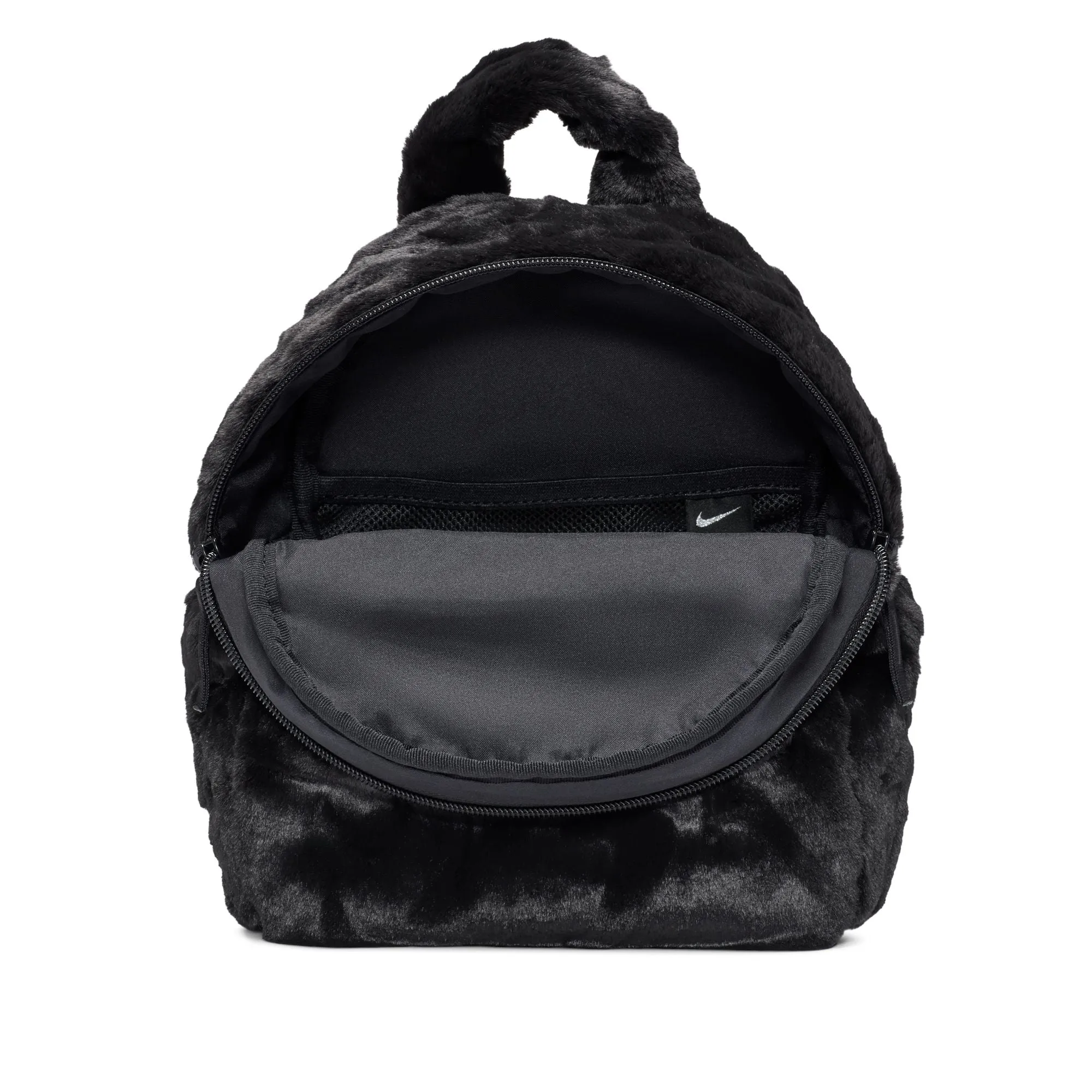 FUTURA FAUX FUR MINI BACKPACK "BLACK"