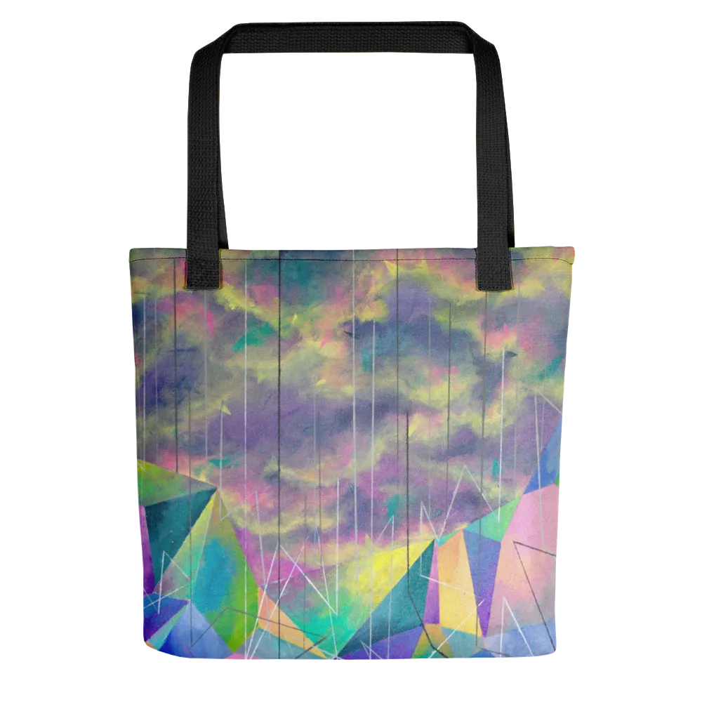 Geometric Rain Tote bag