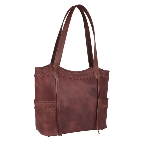 Kendall Lockable Leather Concealed Carry Purse Tote