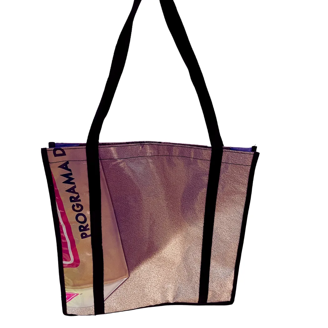 Large Tote Bag: Made in Peru with Recycled Materials