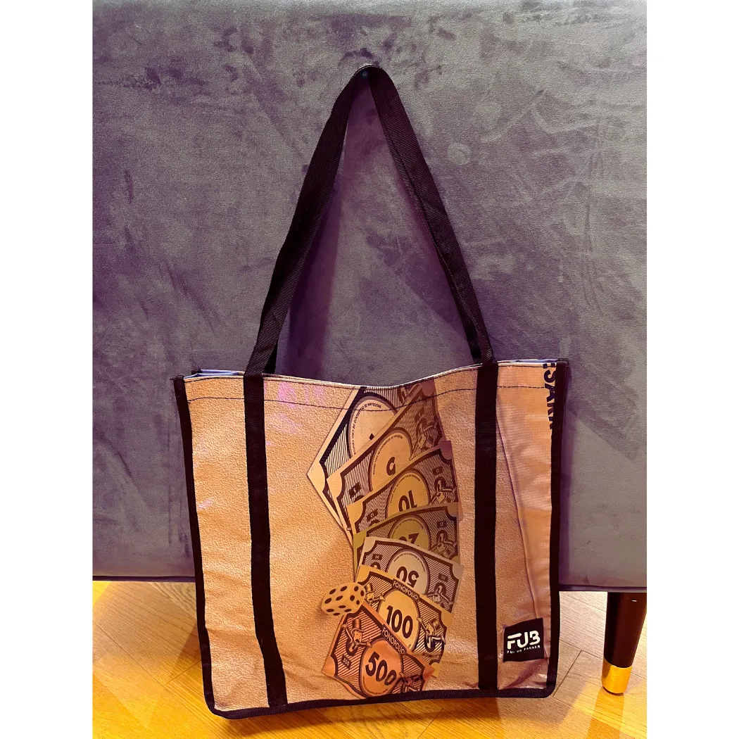 Large Tote Bag: Made in Peru with Recycled Materials