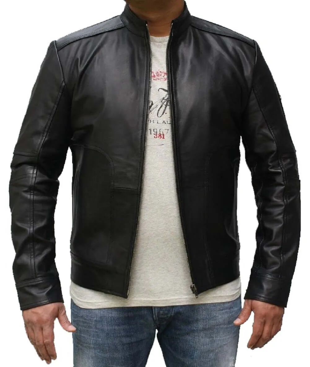 Men fashion leather jacket Black,Men's Stylish Jacket