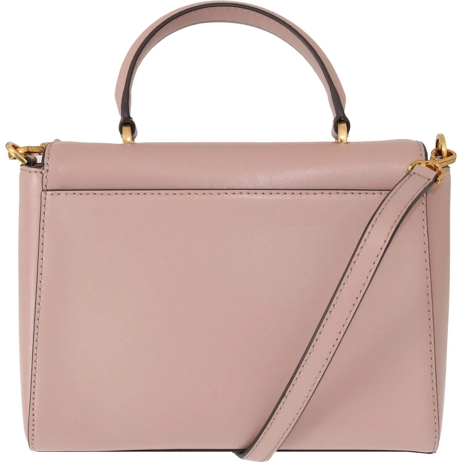 Michael Kors Elegant Pink Leather Mindy Shoulder Bag