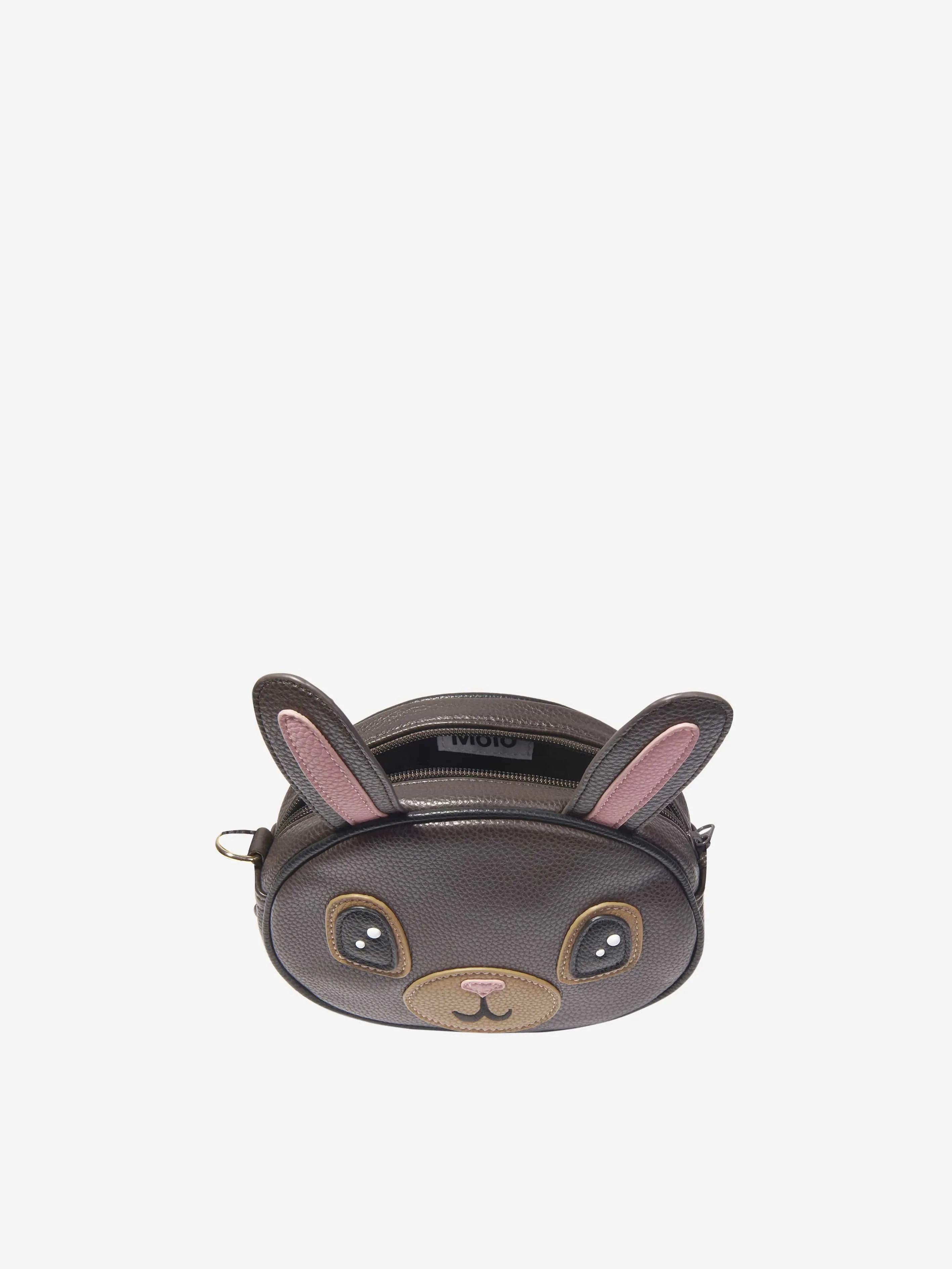 Molo Girls Rabbit Shoulder Bag in Black