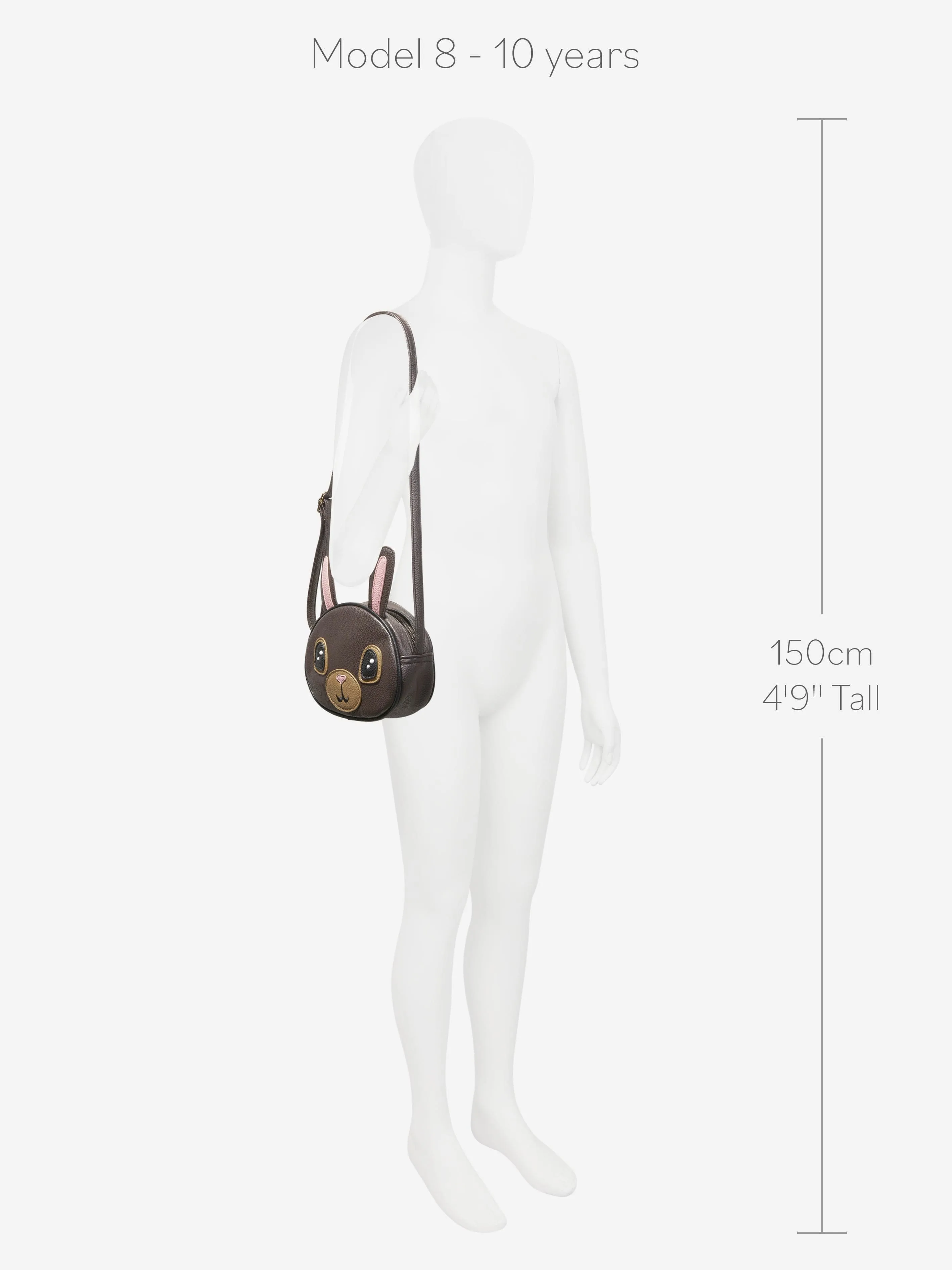 Molo Girls Rabbit Shoulder Bag in Black