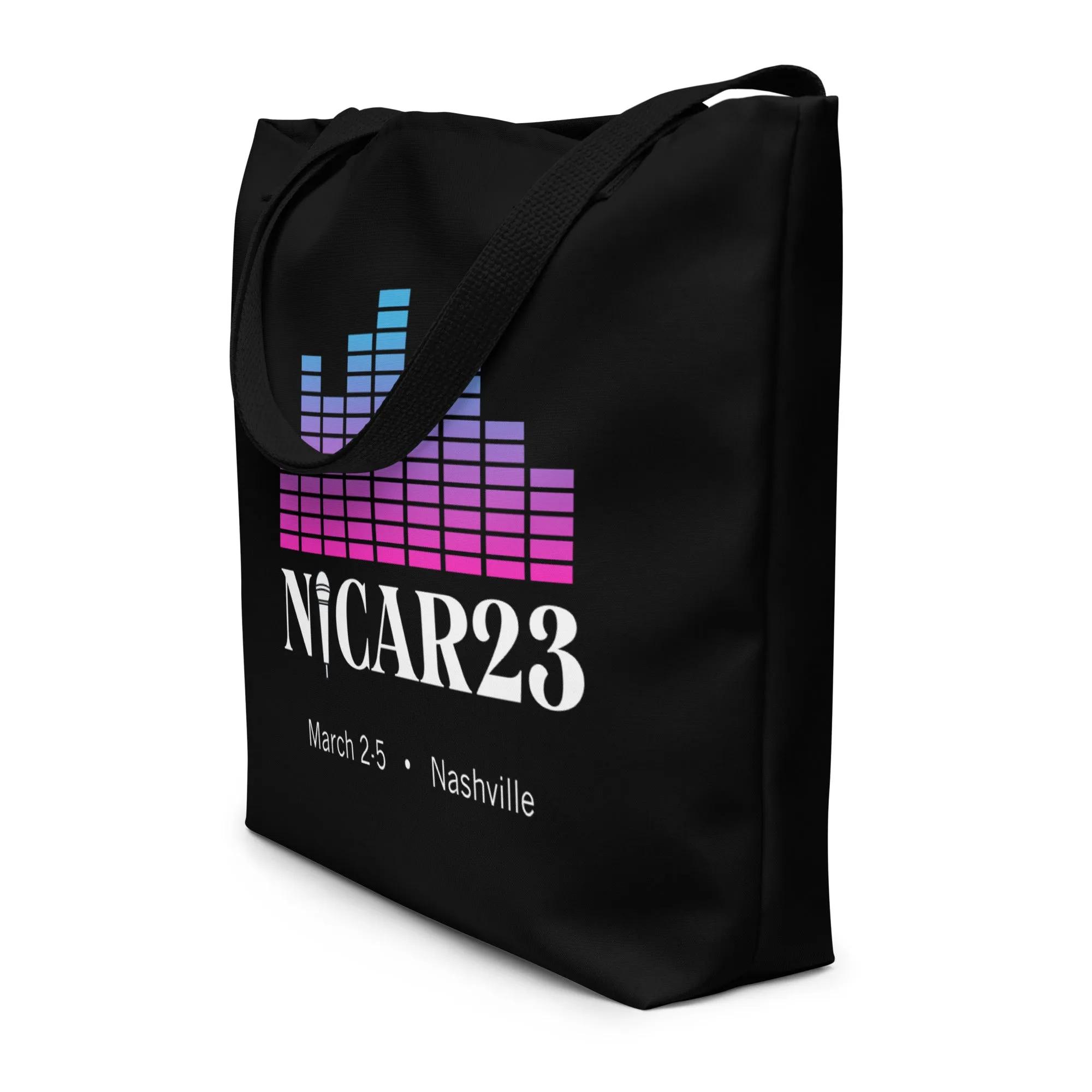 NICAR23 tote bag w/ pocket