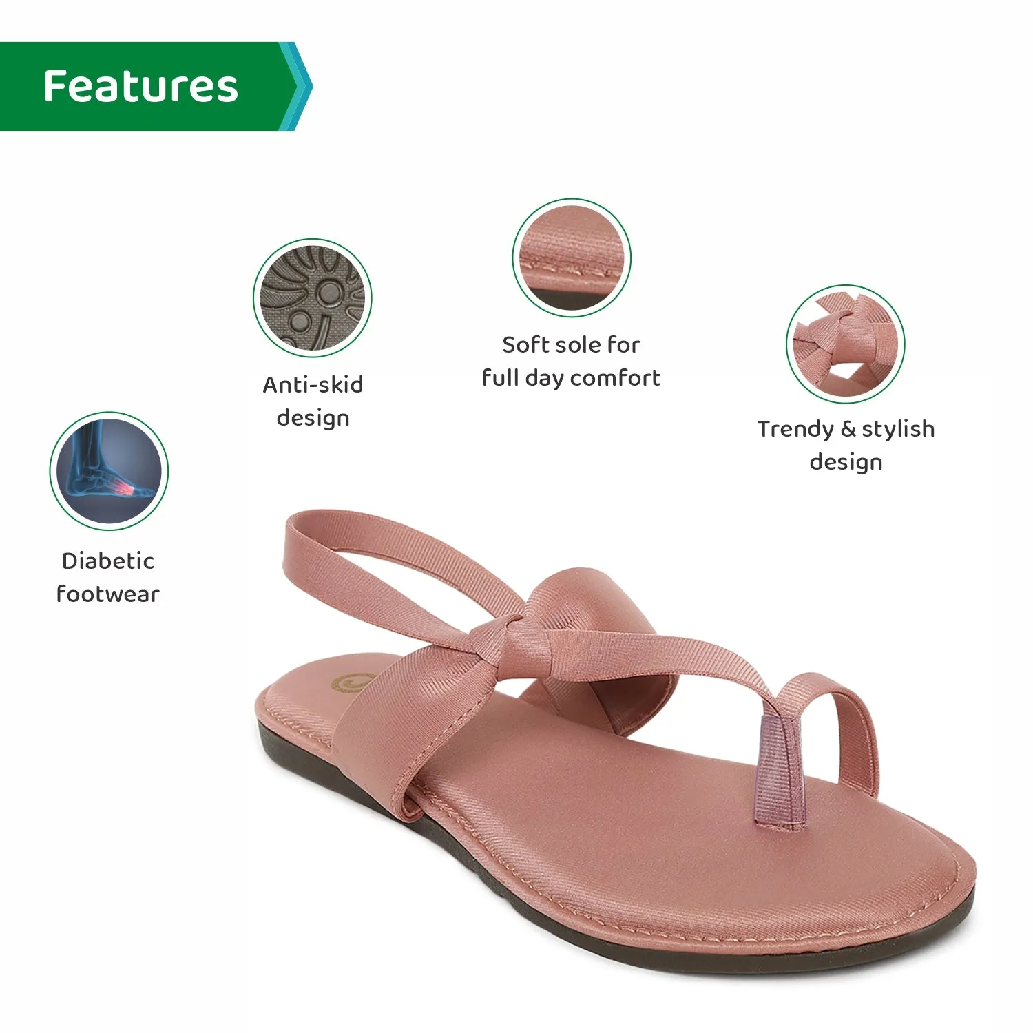 ORTHO JOY Fancy doctor Stylish Casual slippers for women