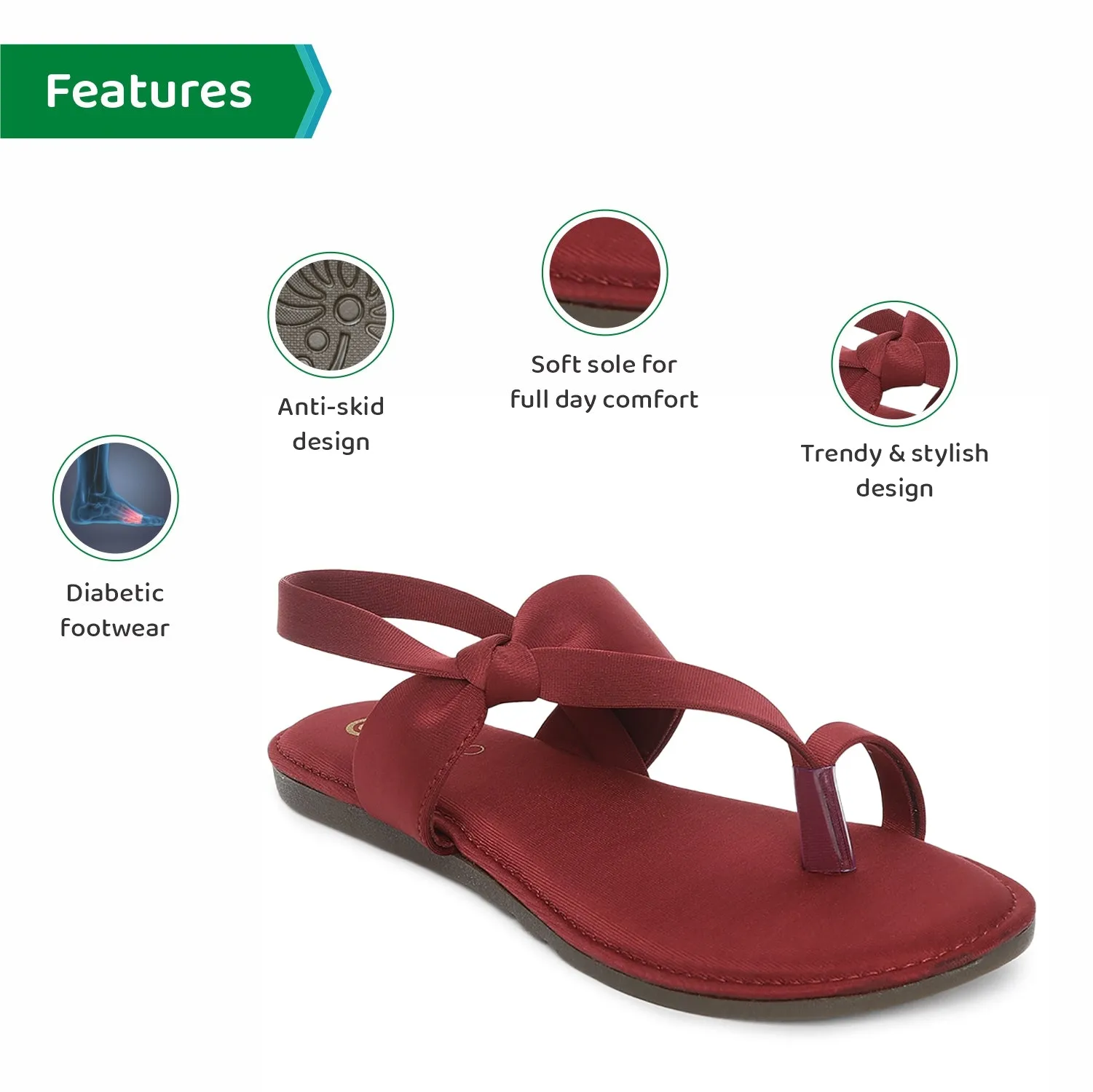 ORTHO JOY Fancy doctor Stylish Casual slippers for women