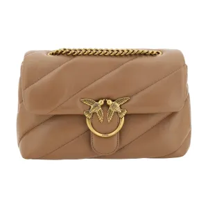 PINKO Elegant Quilted Calf Leather Shoulder Bag