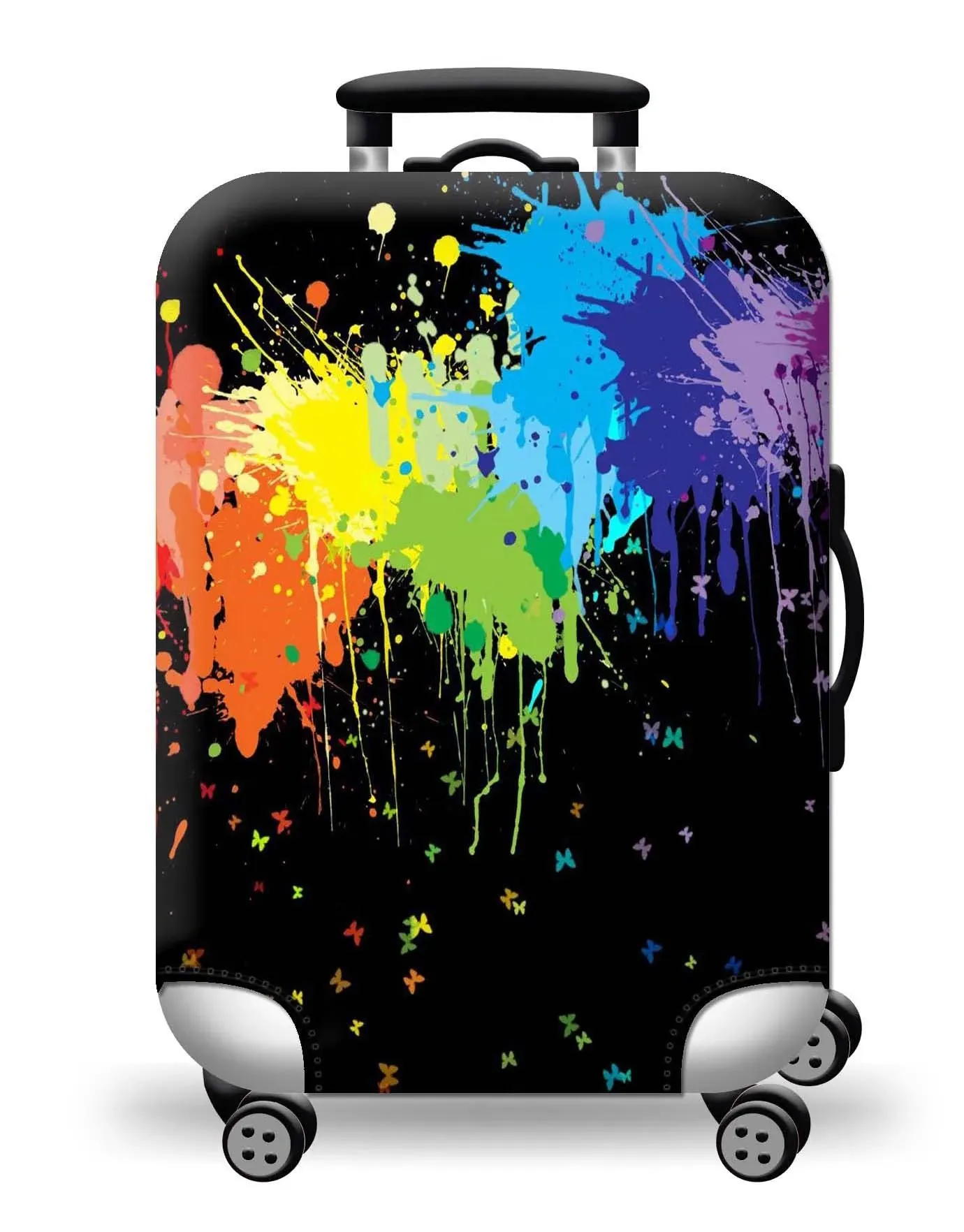 Protect Your Luggage in Style with Our Durable World Map Luggage Cover