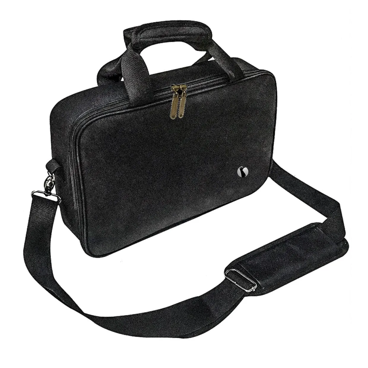 Red Suricata "Business" 10 Can Slim Cooler Bag (Black)