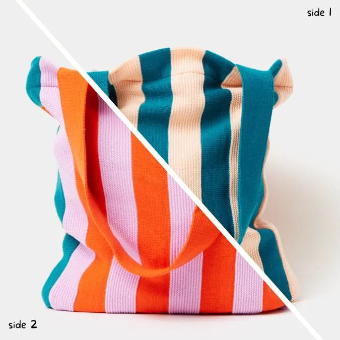 Super Stripe Deadstock Knit Tote