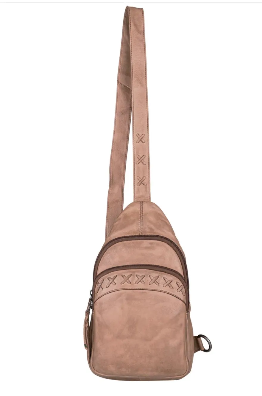 Taylor Leather Sling Backpack