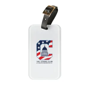 The Citadel, Alumni Club, Greater Washington D.C. Club Logo, White Luggage Tag