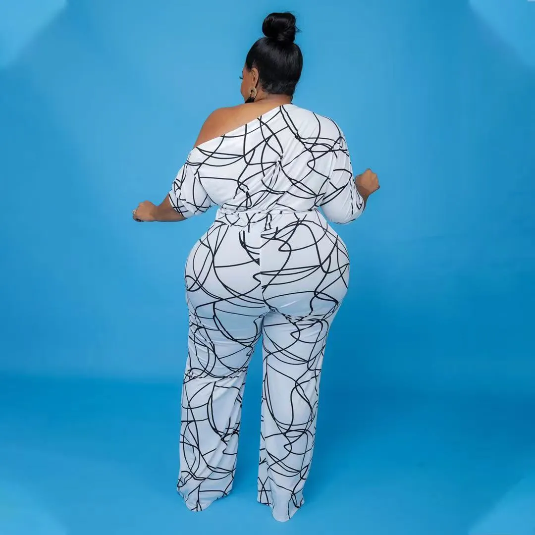 Thick-Sized Stylish Jumpsuit