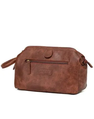 TOSCA Vegan Leather Wash Bag