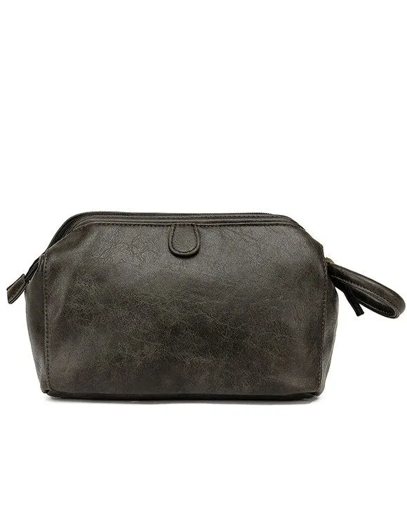 TOSCA Vegan Leather Wash Bag