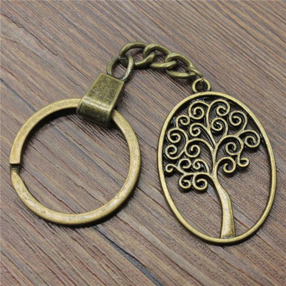 Tree Of Life Keychain Tree Life Pendant Key Chain For Men Women Key Rings