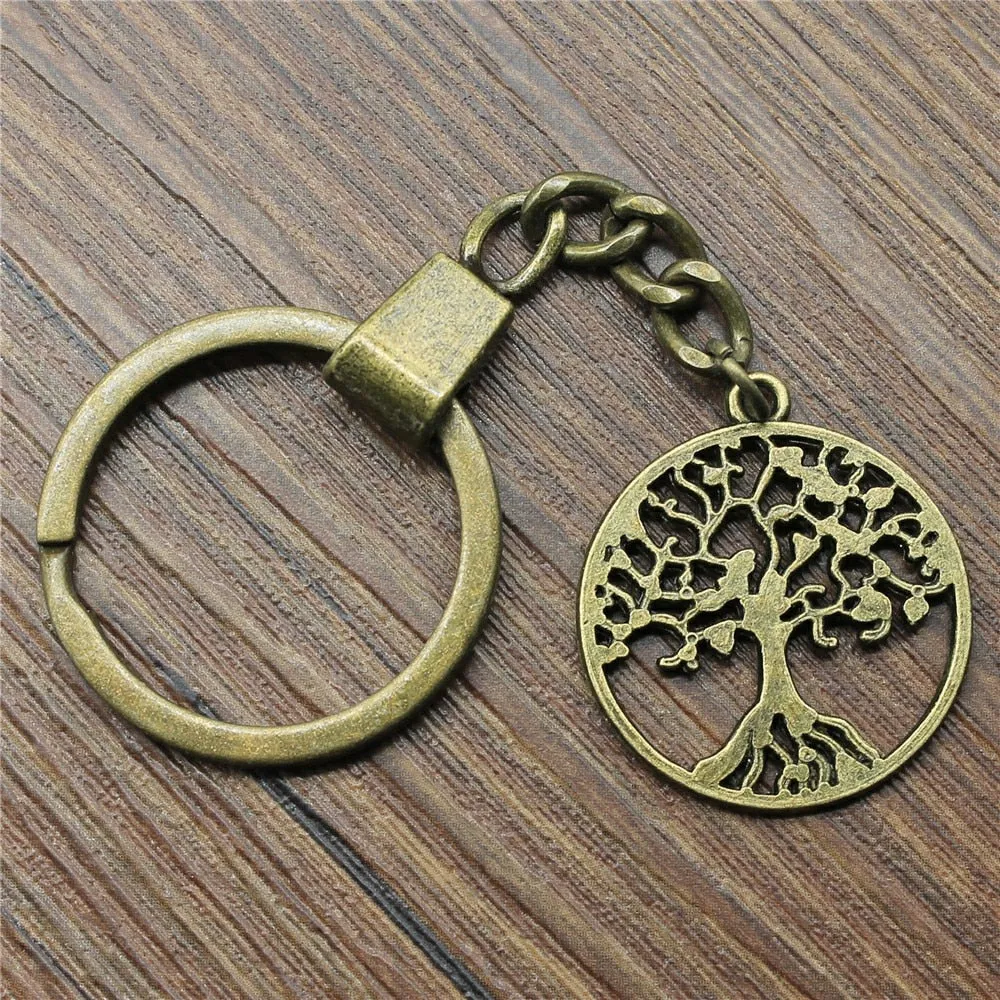 Tree Of Life Keychain Tree Life Pendant Key Chain For Men Women Key Rings