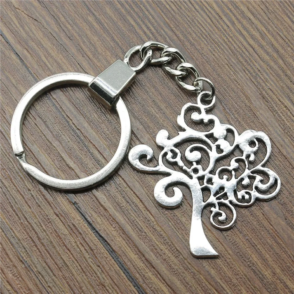 Tree Of Life Keychain Tree Life Pendant Key Chain For Men Women Key Rings