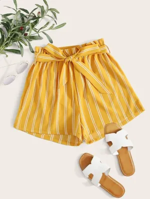 Trendy Women Stripe Short