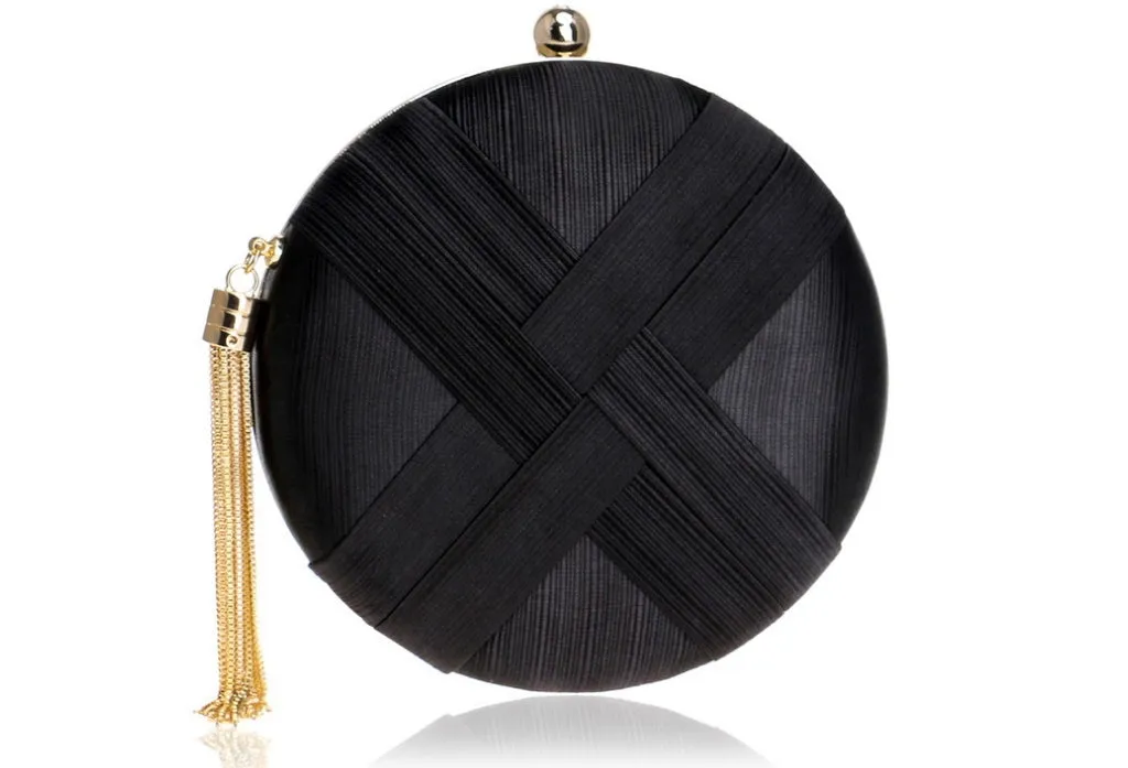 Women Round Elegant Evening Purse Handbag