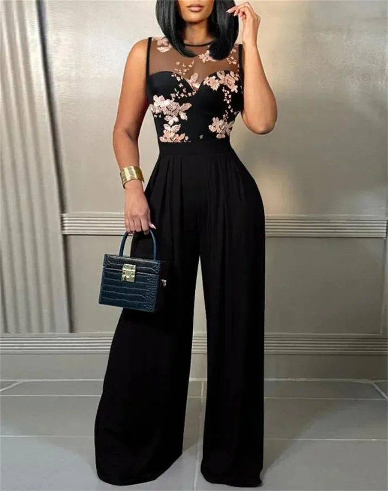 Women's Luxe Luminary Sleeveless Jumpsuit