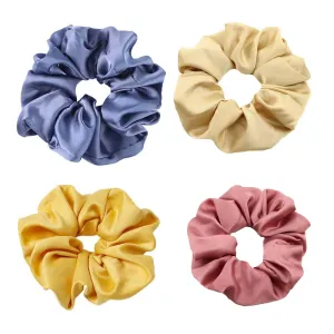 Yellow Chimes Scrunchies for Women Hair Accessories for Women 6 Pcs Satin Scrunchies Set Rubber Bands Multicolor Scrunchie Ponytail Holders Hair Ties for Women and Girls Gifts for Women and Girls